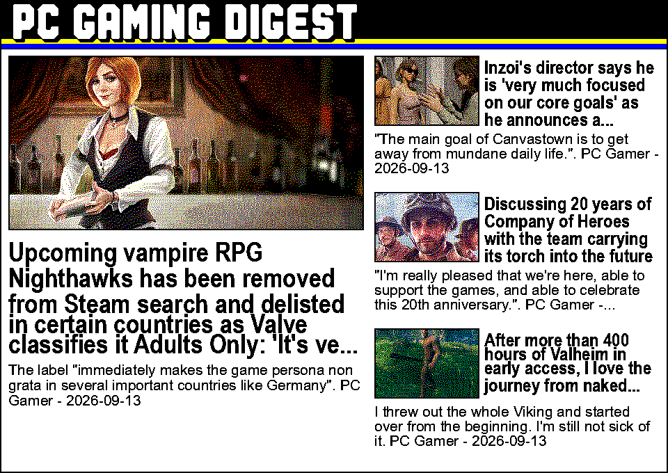 Gaming News frame preview