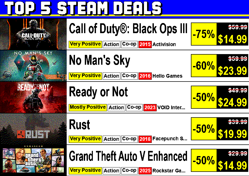 Steam Deals frame preview